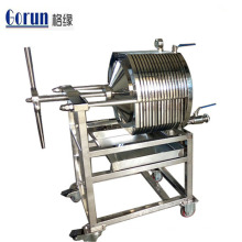 Food Grade Sanitary Stainless Steel Plate Frame Filter Machine With Best Price
